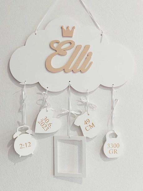 Meno na oblaku šírka 35cm,