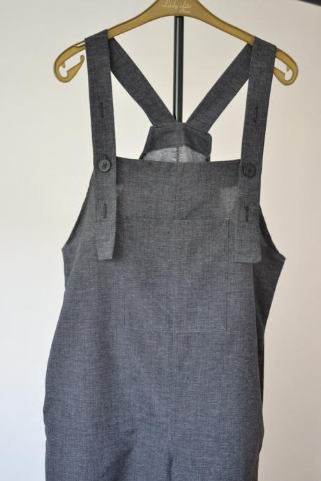 Šedé šortky na traky m, m