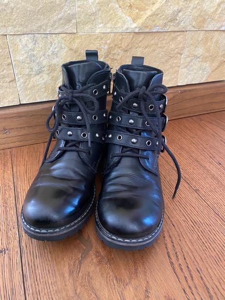 Čižmičky kožené, lasocki,34