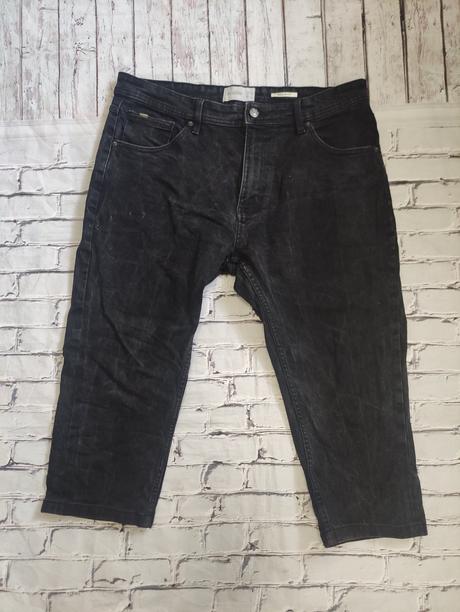3/4tove džínsy, pull&bear,m