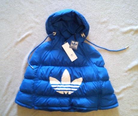 Syto modre poncho s kapuckou adidas ve. 34 /xs/s, adidas,s