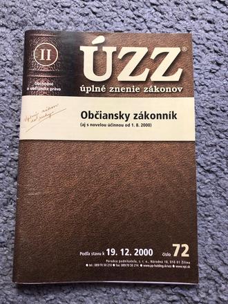 Občiansky zákonník - úzz,
