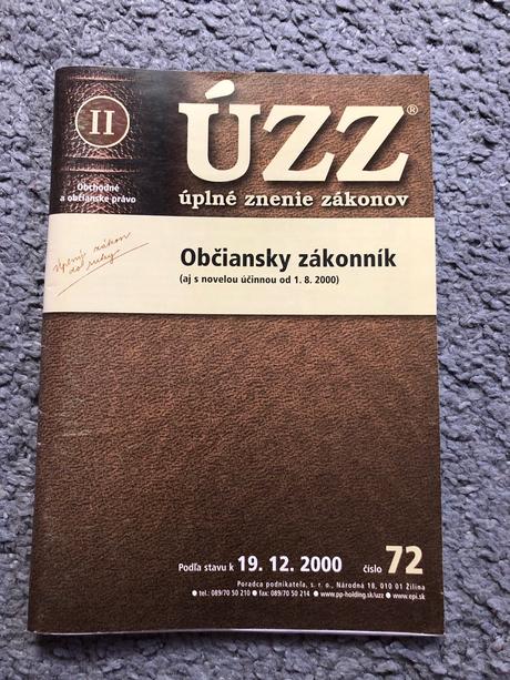 Občiansky zákonník - úzz,