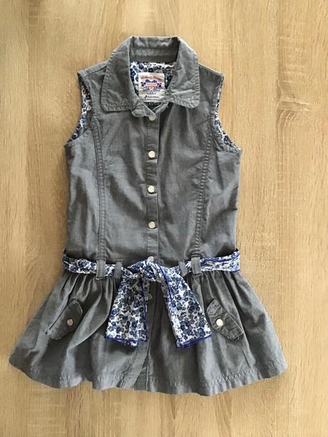 Košeľové šaty, veľ. 104, palomino,104