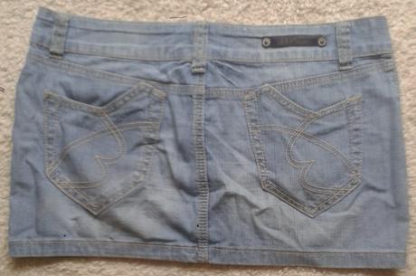 2x dámska riflová sukňa 36-38, 36