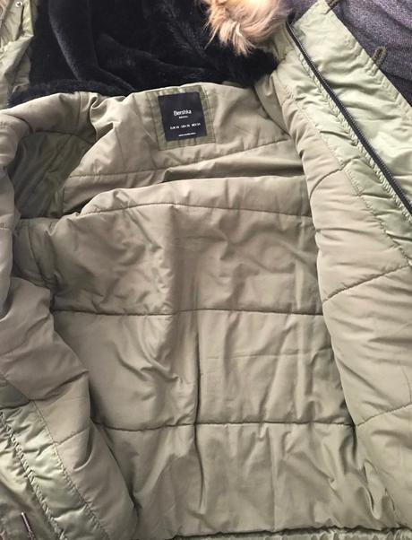 Bershka zimná bunda, bershka,xs