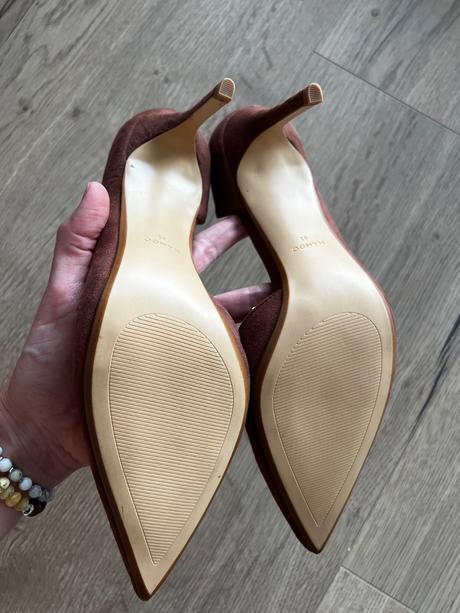 Lodičky mango 41 hnedé, top stav, mango,41