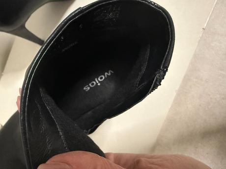 Wojas kožené kotníkové čižmy veľ. 36, vd 23,5 cm, wojas,36