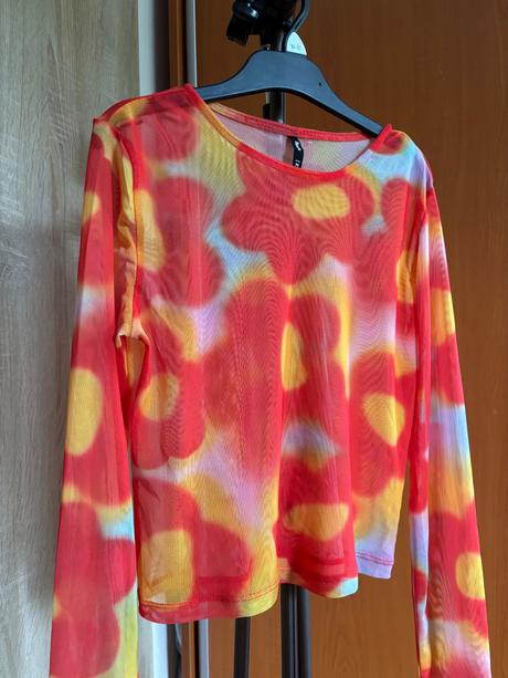 Kvetovaný sieťovaný top, sinsay,m