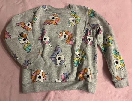 Mikina unicorn, h&m,134