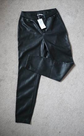 Kožené nohavice, len vyskúšané, veľkosť l, 40