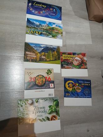 Predám stolové kalendáre, 
