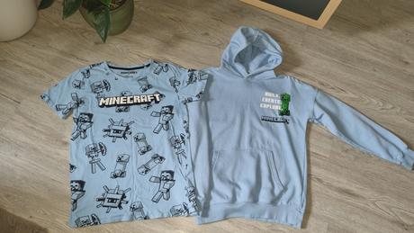 Minekraft mikina a tričko, takko,158