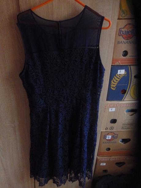 Čipkované šaty, c&a,44