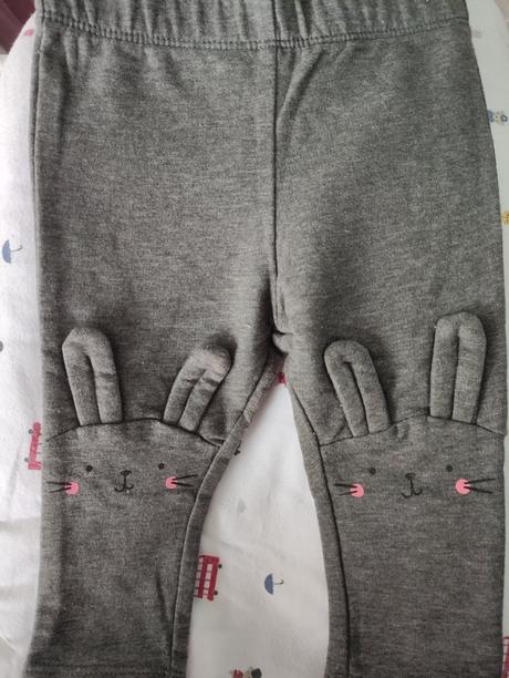 Zajačikové tepláčiky 68, h&m,68