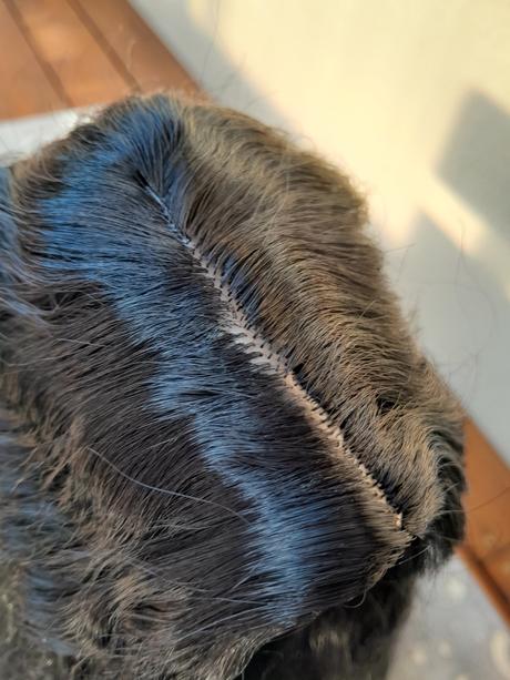 Čierna parochňa 60 cm, 