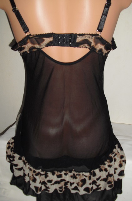 Tigrovana sexy kosielka, m