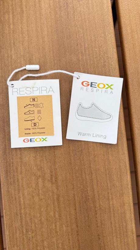 Kožené sneakersy geox respira 25cm, geox,38