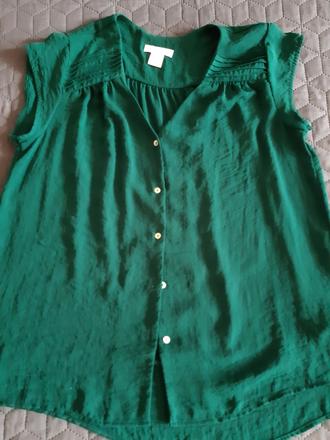 Zelená blúzka, h&m,36