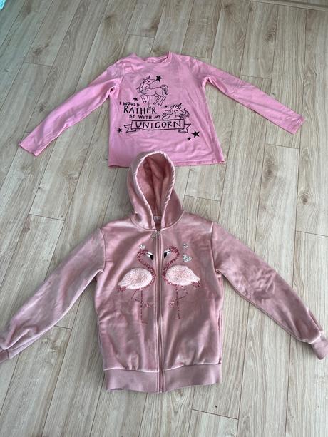 Zateplena mikina s trickom unicorn, 164