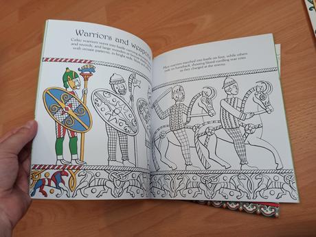 Usborne patterns to colour celtic roman chinese,