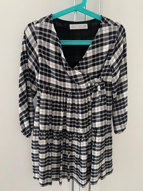 Šaty kocka, zara,122