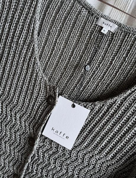 Kaffe dlhší kardigan vel.m, m
