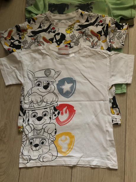 Trička s krátkym rukavom/bez rukávov 14ks, f&f,128