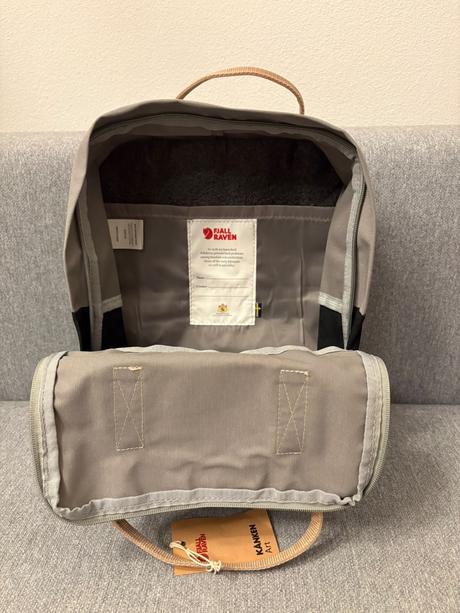 Batoh fjällräven kanken čierno-sivý, fjällräven