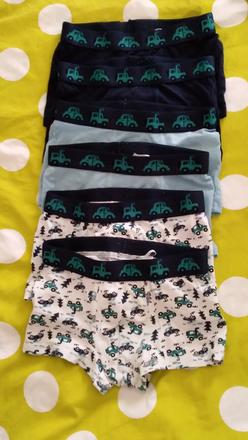 Boxerky autíčka č.122/128 6ks, lupilu,122