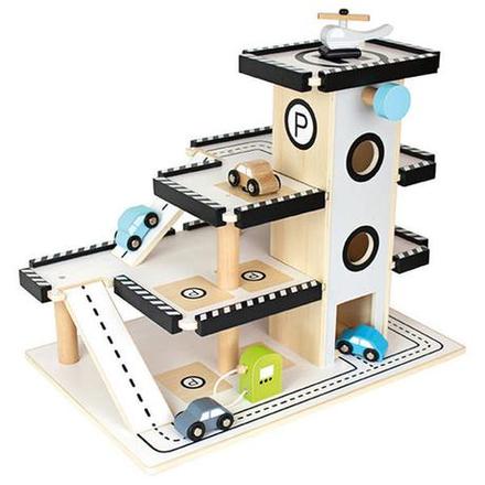 Drevená parkovacia garáž jabadabado, 