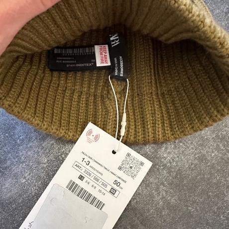 Zara khaki zelená čiapka, 1-3roky, zara,92 / 98
