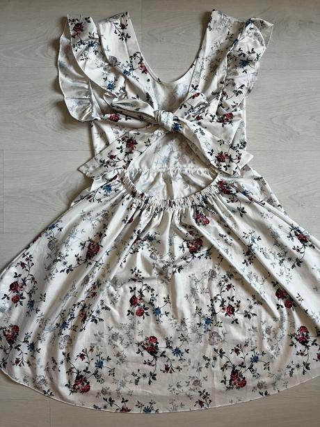 Letné šaty s mašľou, s