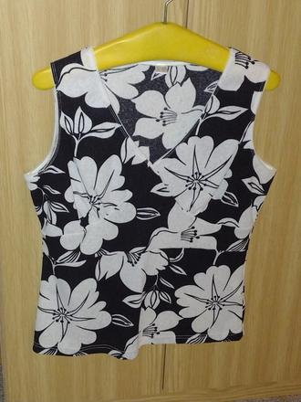 Fantastický č-b top elast, m