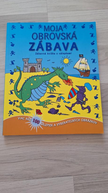 Piráti - omaľovánky , nálepky a hry, 