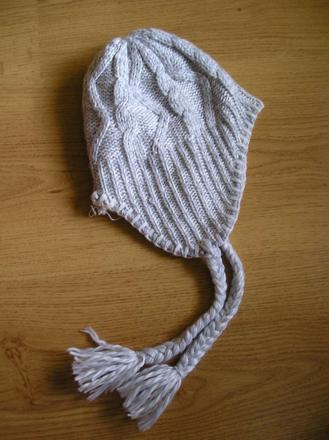 Teplučká vrkočiková čiapočka, 6-12m, 80