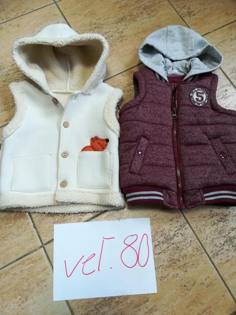 Zateplená vestička, f&f,80