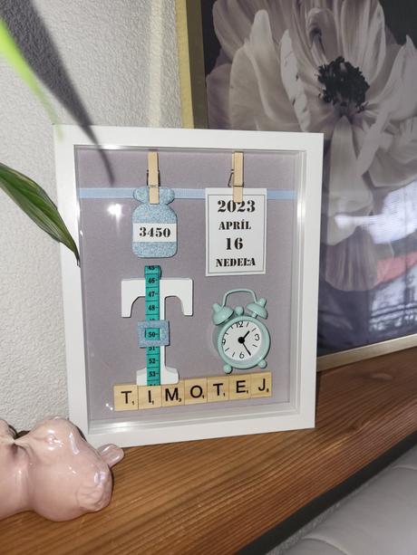 Rámčeky s pamiatkou na narodenie, 