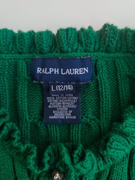 Dievčenský hrubší sveter, ralph lauren,152