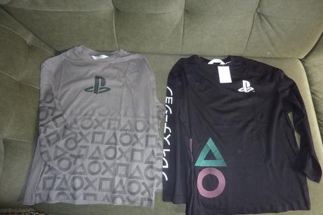 2ks tričká s dlhým ruk,h&m, h&m,146