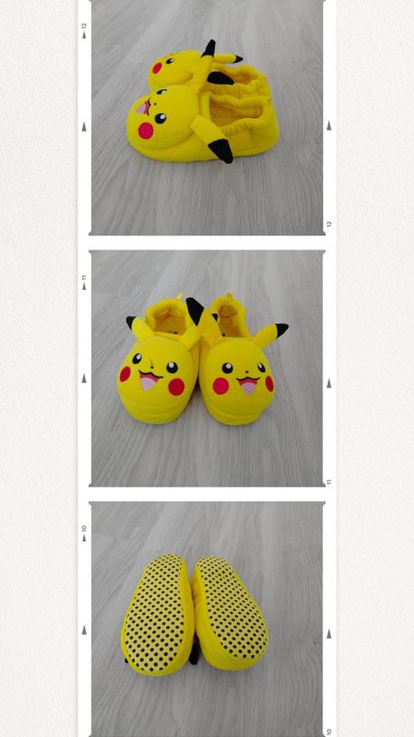 Papuče pikaču, h&m,31