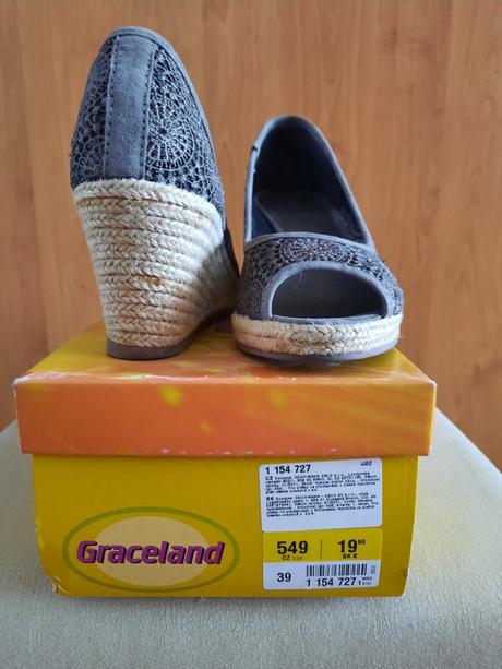 Topánky s otvorenou špičkou, graceland,39