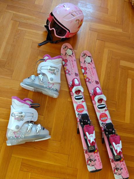 Lyziarsky dievčenský set, dynastar,80-89 cm