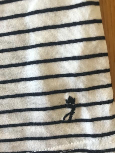 Jacadi pásikované tričko tmavomodré, jacadi,140