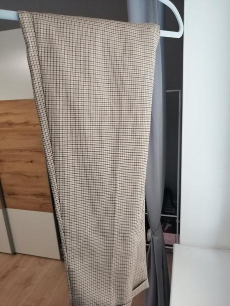 Károvane nohavice / cigaretového strihu, sinsay,s