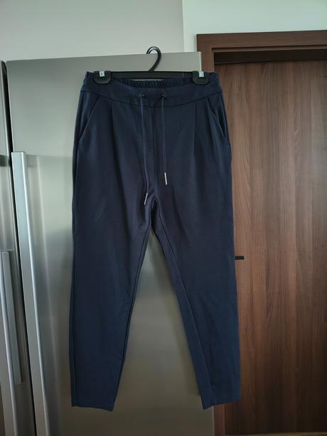 Vero moda tmavo modré nohavice s-m, vero moda,m