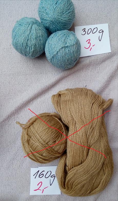 Zbytky vlny, aj jednotlivo,