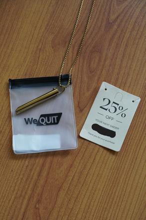 Náhrdelník na odvykanie od fajčenia wequit, 