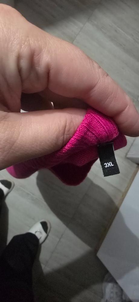 Pink pulovrik, xxxl