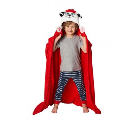 Supersoft deka s 3d kapucňou paw patrol,